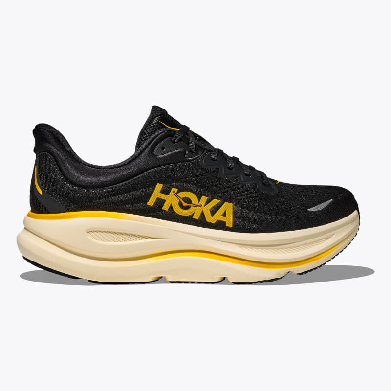 【送料無料】【ホカ/ランニングシューズ/M ボンダイ 9】HOKA S26 4/1 M BONDI 9 CARBON BLACK /YELLOW GOLD 1162011-CWG