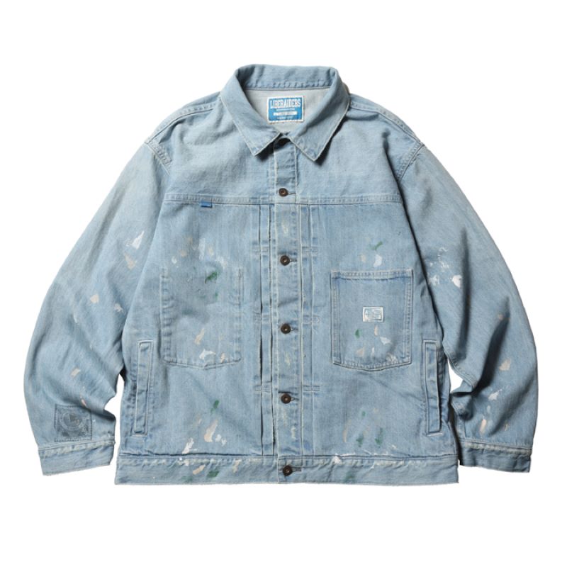 【送料無料】【リベレイダーズ/アパレル/ジャケット/デニム】Liberaiders 23.2.9 STAMPED DENIM JACKET 700042401