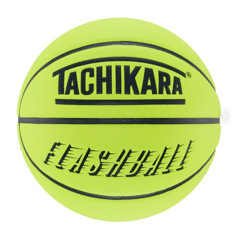 【タチカラ/6号球/フラッシュボール/バスケットボール/アウトドア用】TACHIKARA BASKETBALL 25FA FLASHBALL SB6-221 ネオンイエロー/ブラック