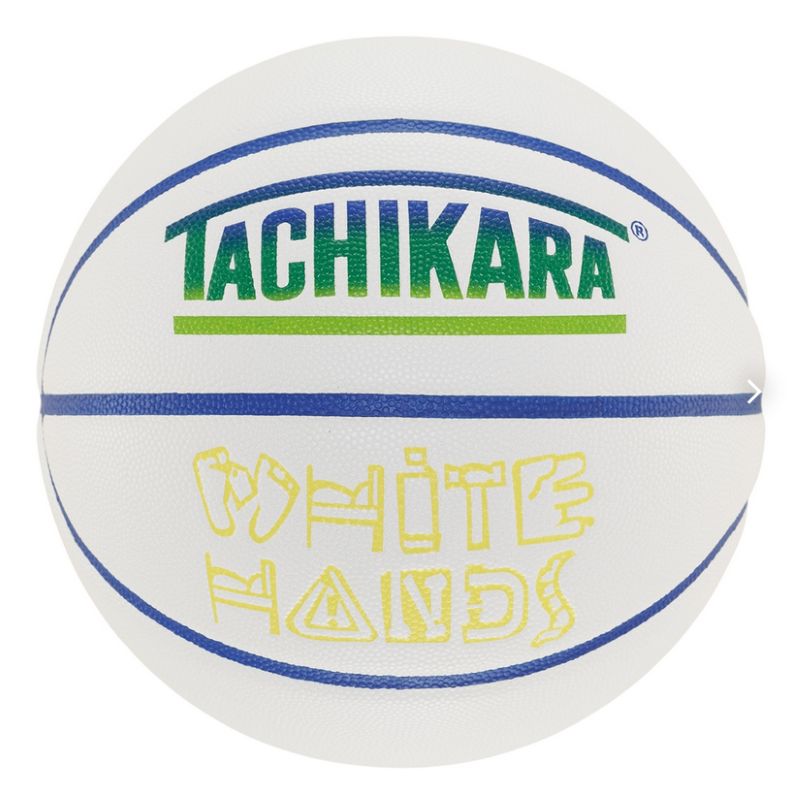 【タチカラ/7号球/ホワイトハンズ/バスケットボール/アウトドア用】TACHIKARA BASKETBALL FA25 WHITE HANDS SB7-2039 ホワイト/ブルー/グリーン/イエロー