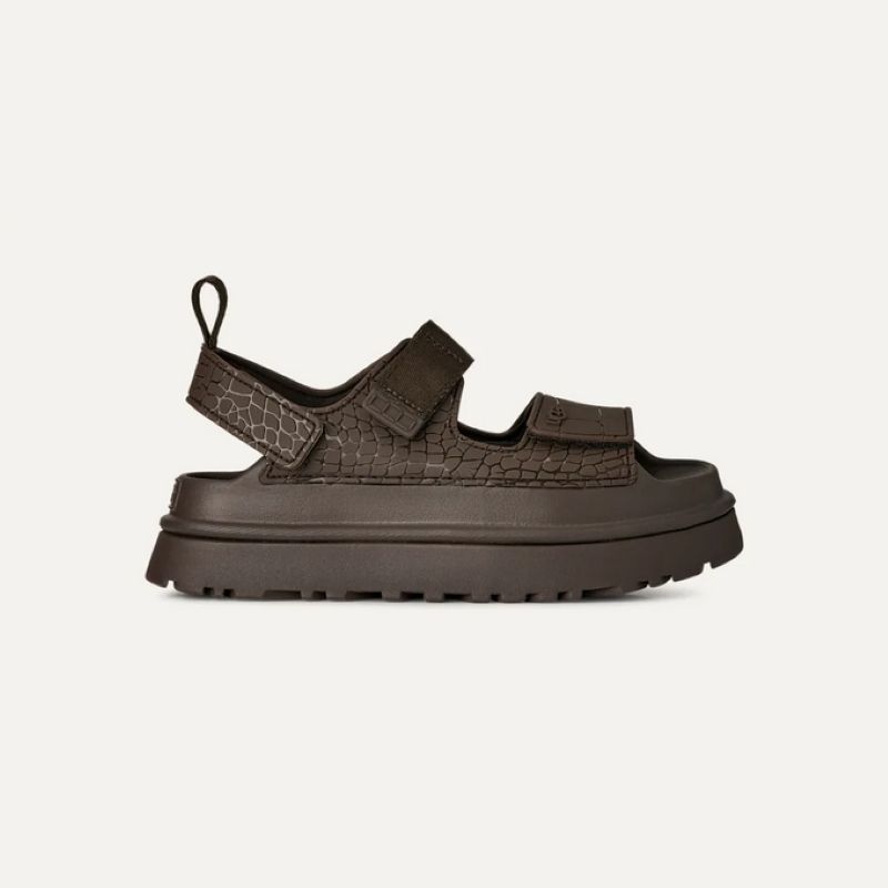 【アグ/レディース ゴールデングロウ エンボス】UGG S26 3/2 W GOLDENGLOW EMBOSSED DENSE SMOKE 1175311-DNSS|山男footgear