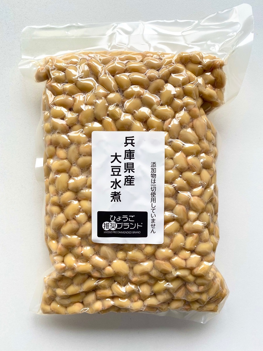 楽天市場】北海道産大豆水煮1kg【無添加・無化学調味料】※遺伝子