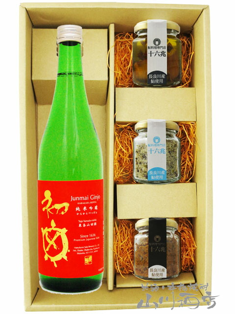 初亀 べっぴん 辛2 からから 純米吟醸 720ml 鮎のおつまみ3種セット くらしを楽しむアイテム