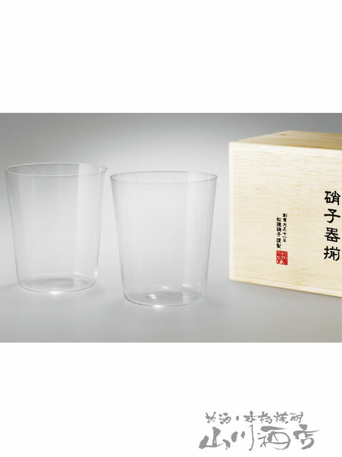 うすはり オールドL 2個セット 木箱入り / 松徳硝子株式会社【 8395 】 【 酒器 】【 専用木箱入り 】【 送料無料 】【 お花見 贈り物 ギフト プレゼント 】