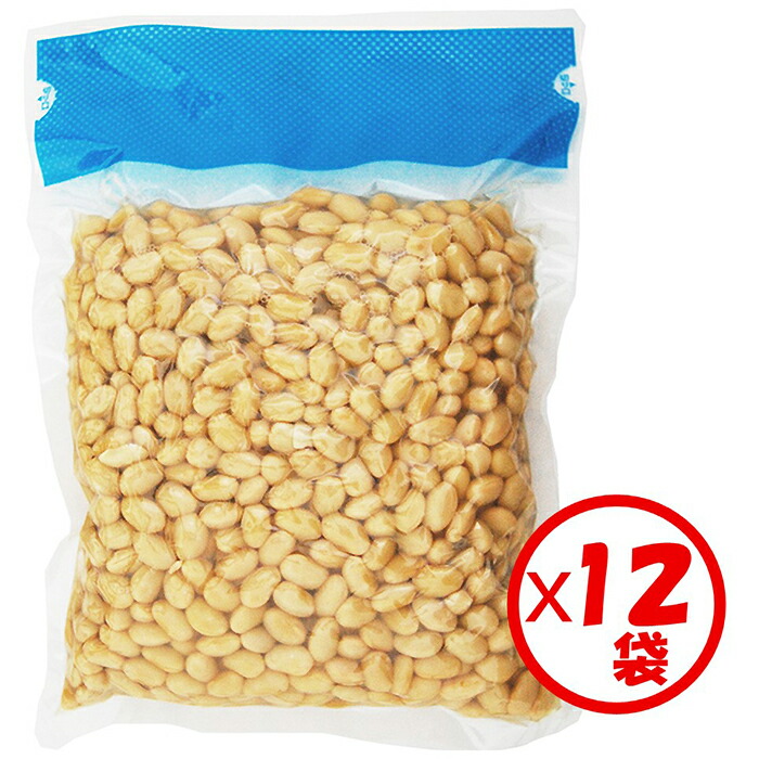 【国産大豆水煮　業務用】送料無料！「富山県産大豆 1kg」×12袋【富山県産大豆使用　富山県産　国産大豆　大豆水煮　ゆで大豆　固形量1kg】【煮豆　サラダ　豆料理　自家製みそ作り素材にも便利】