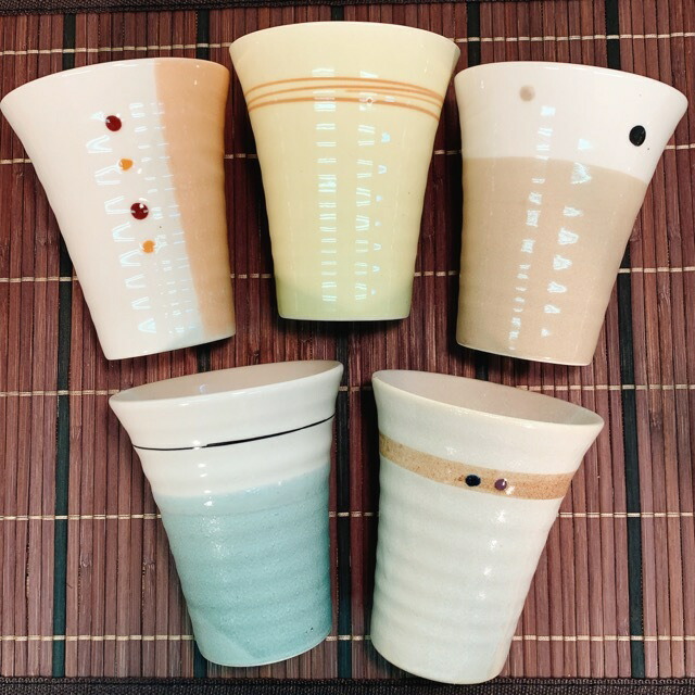 フリーカップセット Amazon｜ZEN-禅- 5柄セット フリーカップ 250cc ドットペイント