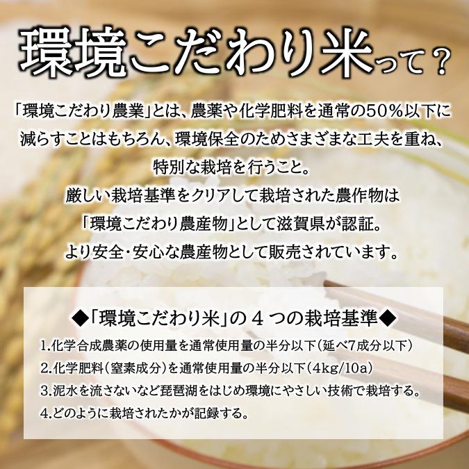 【楽天市場】新米 お米 令和4年産 10kg【環境こだわり米】滋賀県産 コシヒカリ 玄米10kg（5kg×2袋）【精米無料】：京の米屋やましな