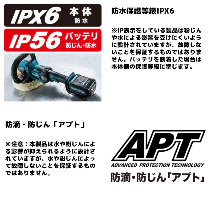 マキタ(makita) PV001GRD 充電式ポリッシャ バッテリ1本・充電器付