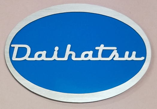 ダイハツエンブレム楕円形 青 6,512円