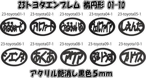 トヨタエンブレム楕円形