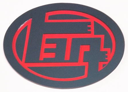 縁付きトヨタカタカナエンブレム 赤色