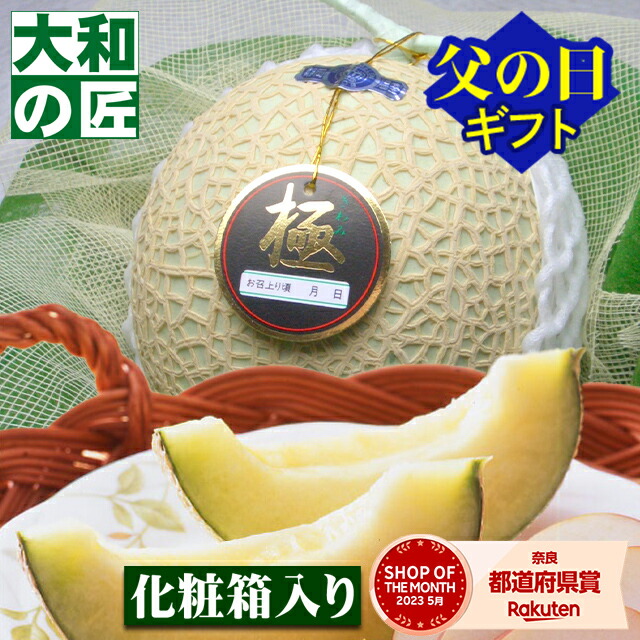 楽天市場】ギフト箱入り フルーツギフト アールスメロン 1玉(1.3
