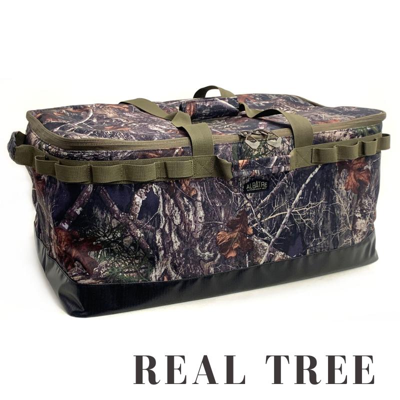 ALBATREマルチギアコンテナ+snowpeakストレッチピロー