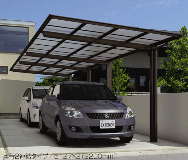 縦列駐車用 雨や日差し等から愛車を守りフラット形状で熱量カット対応スタイリッシュな駐車場用屋根 車2台でもよし 車 カーポート2台用 バイク エクステリア ガーデンファニチャー 自転車もok ガレージ カーポート2台用 駐車場屋根 セルフィ 53x2 奥行 縦列駐車用 雨や日差し等から愛車を守りフラット形状で熱量カット対応スタイリッシュな駐車場用屋根 車2台でもよし 車 カーポート2台用 バイク エクステリア ガーデンファニチャー 自転車もok ガレージ カーポート2台用 駐車場屋根 セルフィ 53x2 奥行