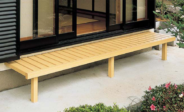 楽天市場】濡れ縁 壁付タイプ 幅9尺（2711mm）奥行1.5尺（450mm） EN-1