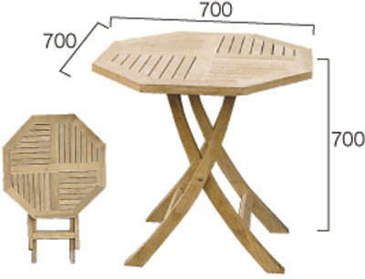 ガーデンテーブル 折り畳みテーブル チーク ガーデンファニチャー 八角形 送料無料 Onpointchiro Com