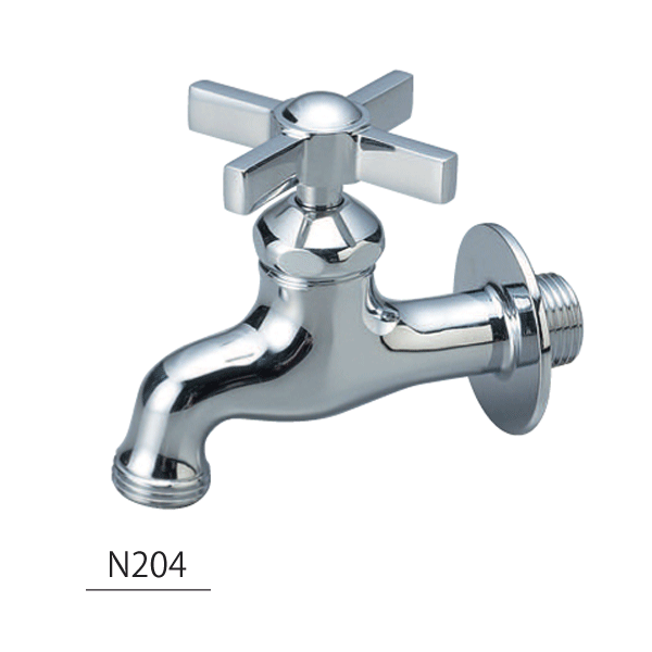 水道の栓 水栓金具 飾りつけ水道の栓 ウエッジクロス N204 ニッコー