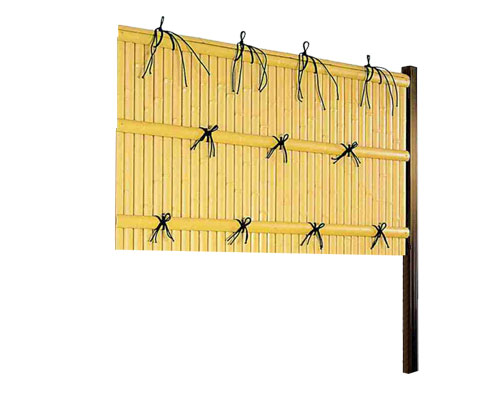 フェンス　人工竹垣　建仁寺垣A型 組立部材セット　連結用　H900　片面仕様 目隠し フェンス｜大和住建　店