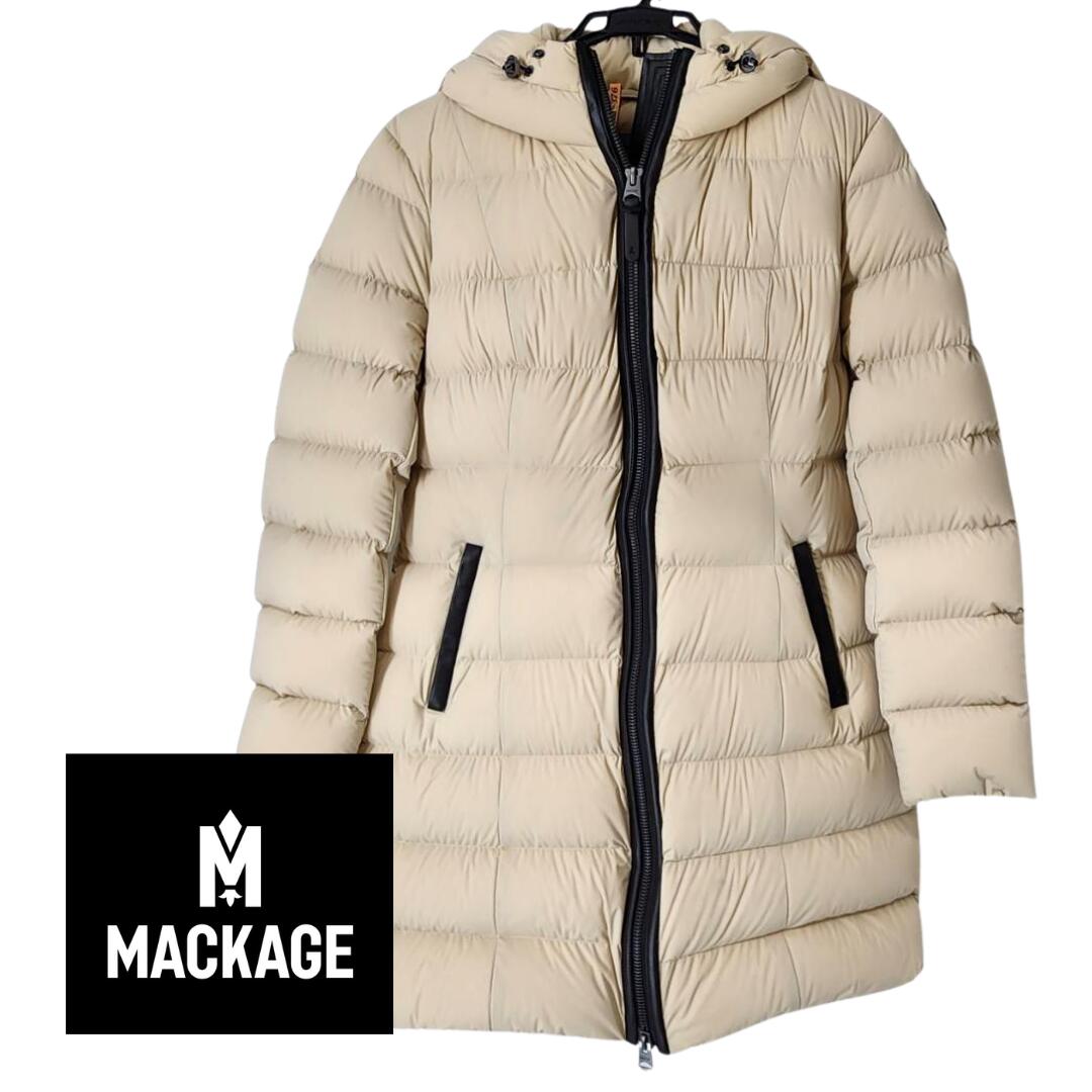 中古 クリーニング済み マッカージュ サイズM ダウンジャケット ダウンコート Mackage ダウン ダウンコート コート 高級