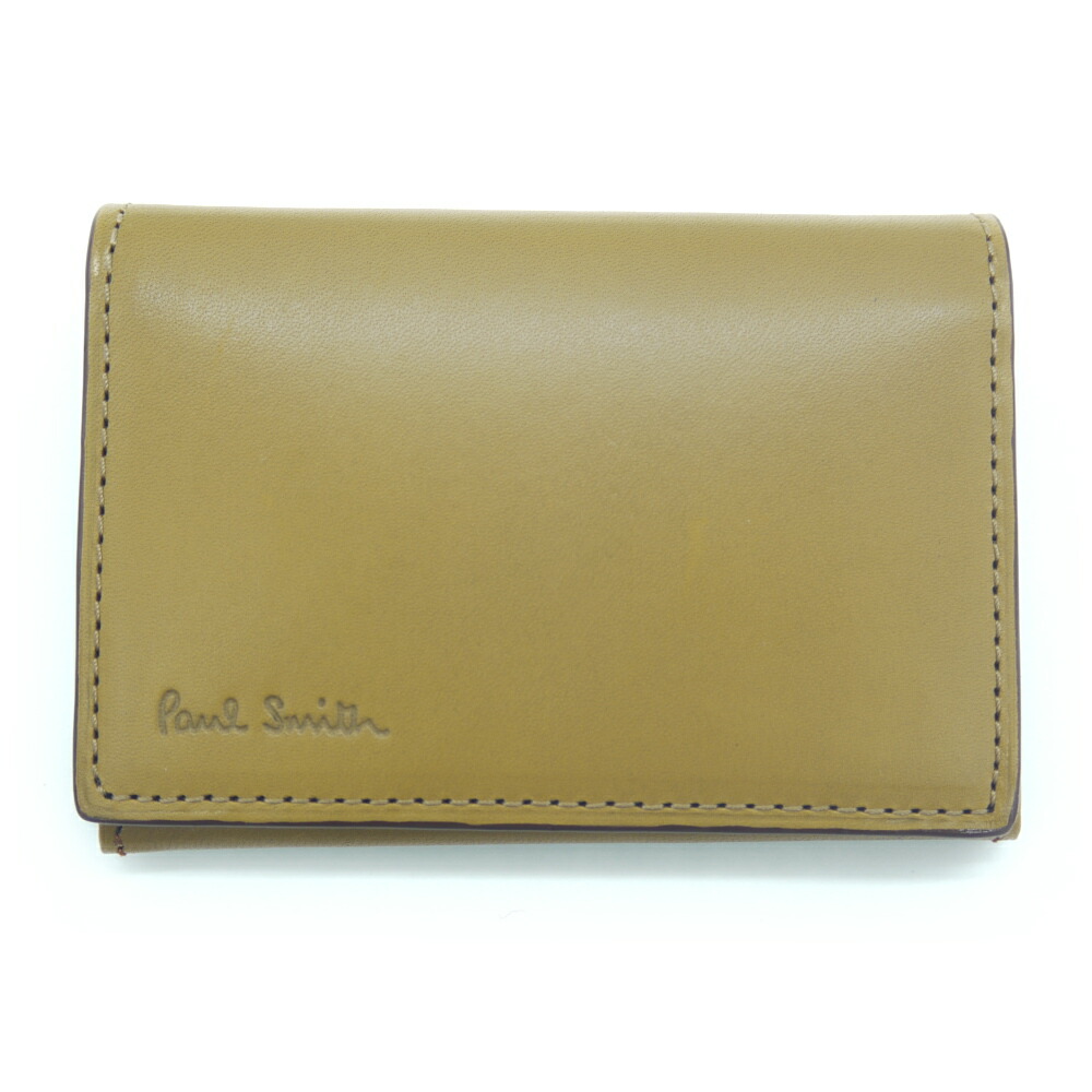 楽天市場】【中古】Paul Smith 名刺入れ レザー ブラック