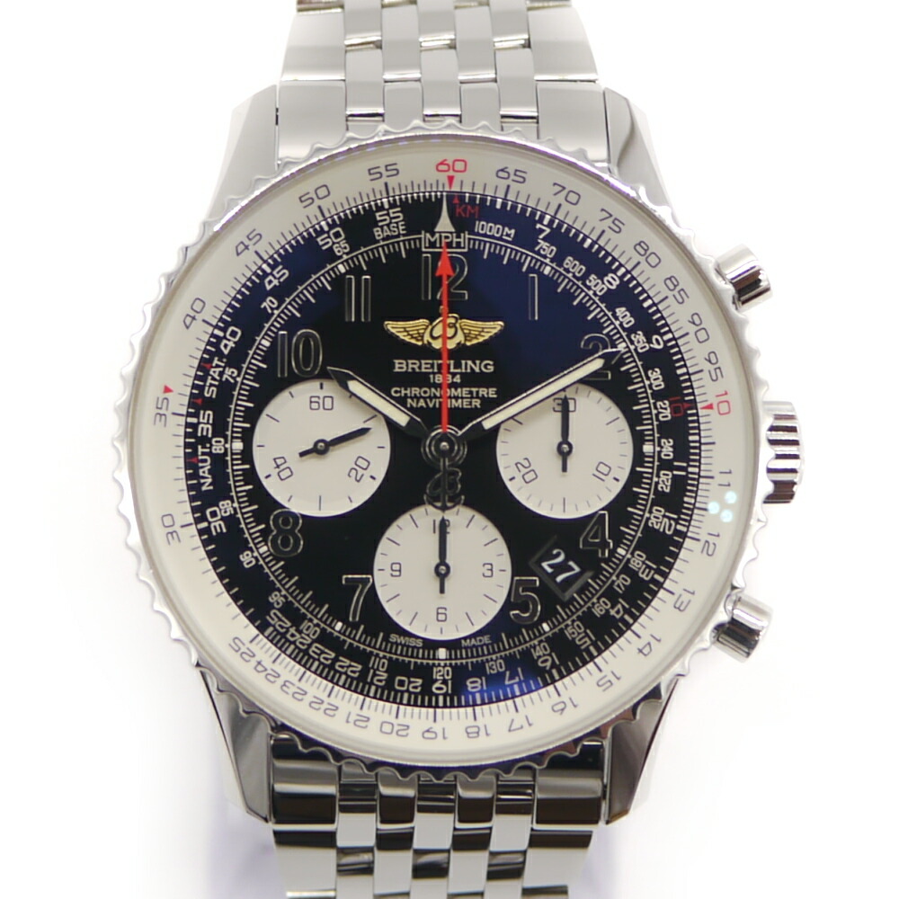 【中古】BREITLING ブライトリング ナビタイマー01 AB0120 自動巻き クロノメーター クロノグラフ Y04455