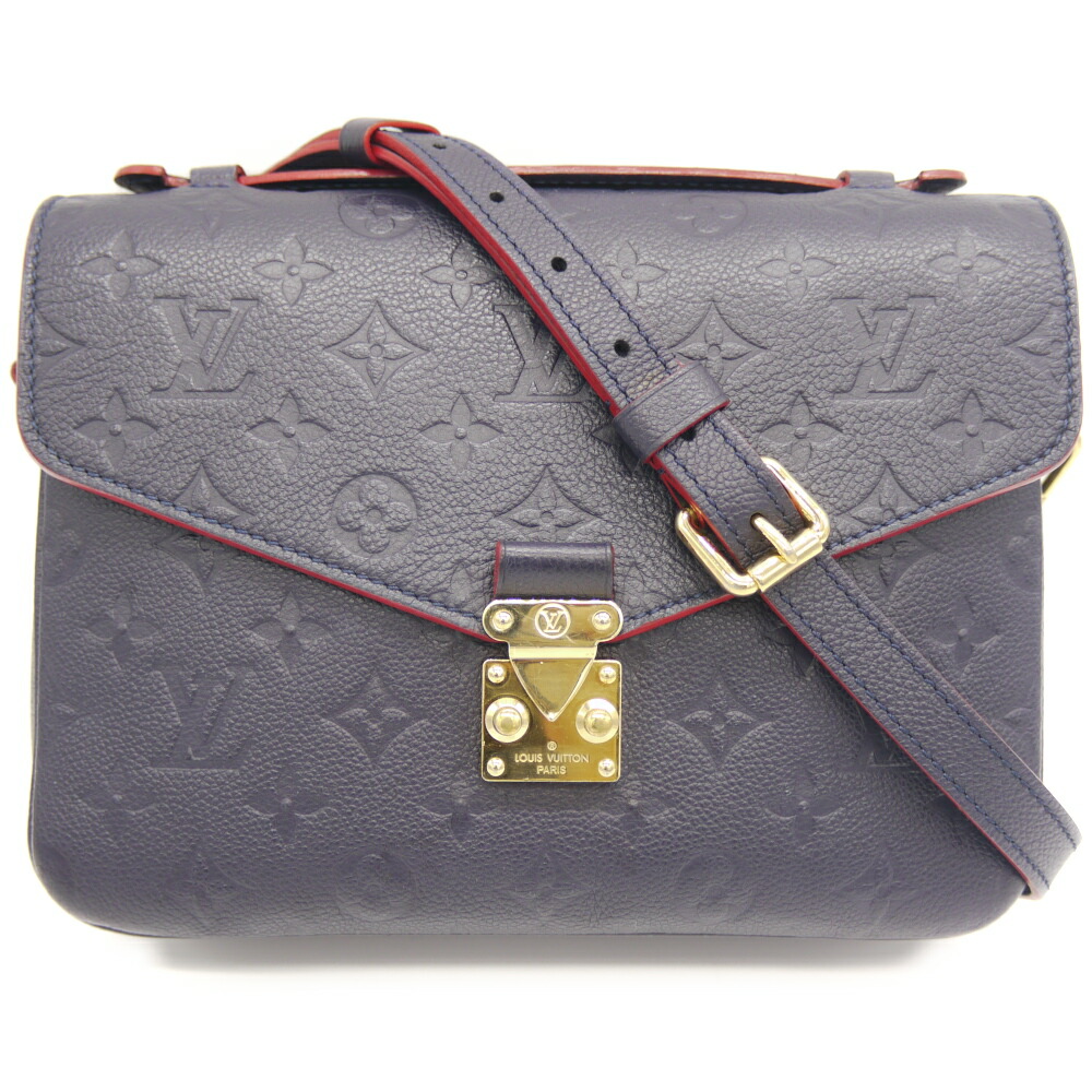 【中古】LOUIS VUITTON ルイ･ヴィトン ポシェット･メティスMM モノグラムアンプラント マリーヌルージュ M44071 ハンドバック 2WAY ショルダーバッグ Y04536