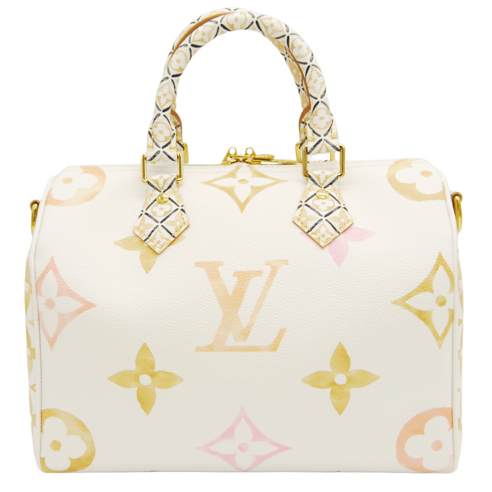 【中古】LOUIS VUITTON ルイ･ヴィトン バイ ザ スウィミングプール スピーディ バンドリエール 25 M22987 ボストンバッグ ショルダーバッグ Y04585