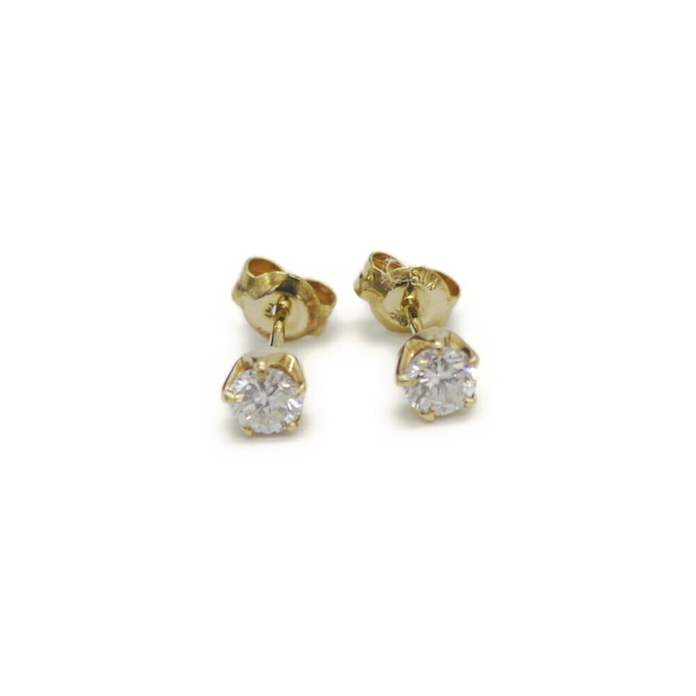 【中古】K18 ダイヤモンド ピアス 18金 スタッドピアス Y04892｜大和屋質店前橋三俣店店