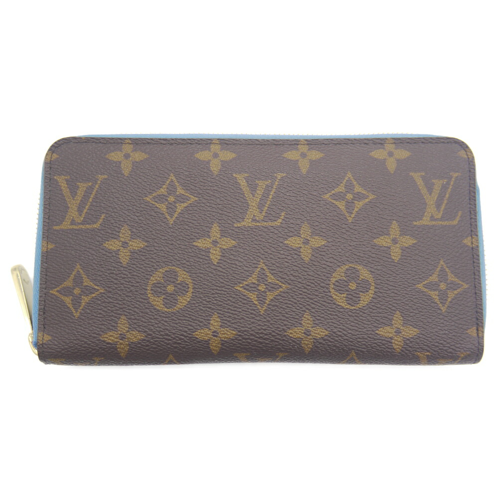 【中古】LOUIS VUITTON ルイ ヴィトン ジッピー・ウォレット モノグラム ブルージーン 長財布 M63894 Y05046