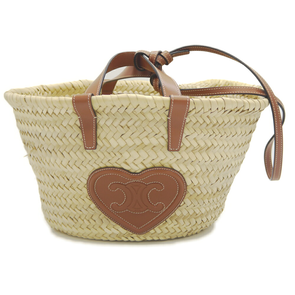 【中古】CELINE セリーヌ かご御徒面子 青二才 トリオンフ 古典派音楽 パニエ ショルダーバッグ 19400 2DUI 04LU Y05053