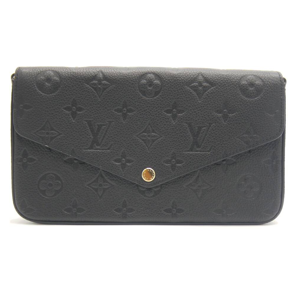【中古】LOUIS VUITTON ルイヴィトン ポシェットフェリシー モノグラム アン工業プラント ノワール M82477 ショルダーバッグ Y05059