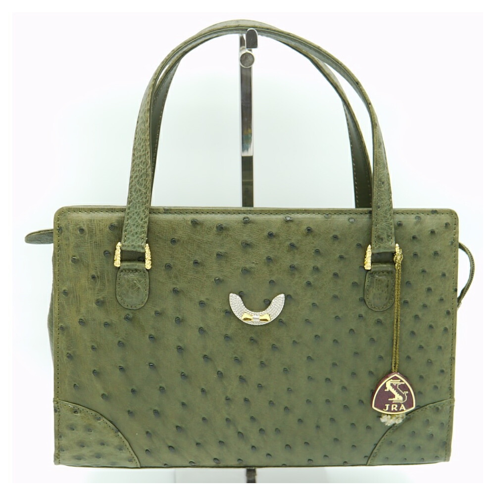【美品】JRA/EAGLE イーグル/オーストリッチレザー /ハンドバッグ 楽天市場】【EAGLE】イーグル ハンドバッグ オーストリッチ