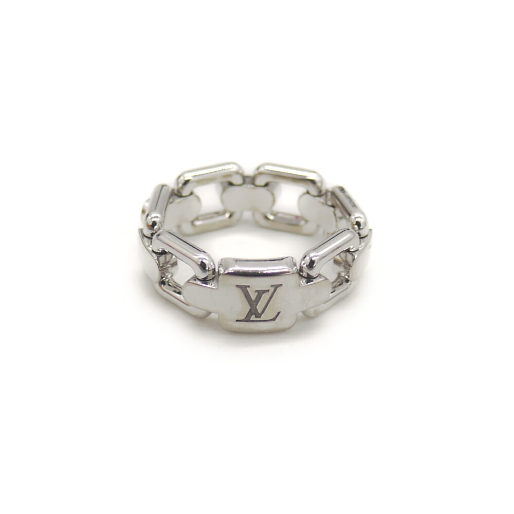 【中古】LOUIS VUITTON ルイヴィトン バーグチェーン アトラクションリング 18金 ホワイトゴールド 指輪 8号 47 Y05088｜大和屋質店前橋三俣店店 119,000円