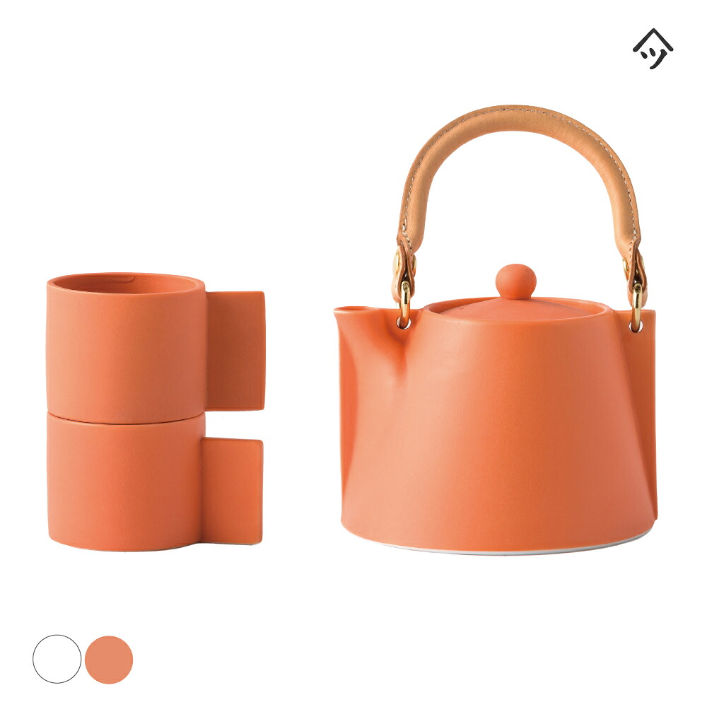 Voyage pot & cup set ポット カップ オブジェ 晋山窯 ヤマツ 美濃焼 磁器 日本製