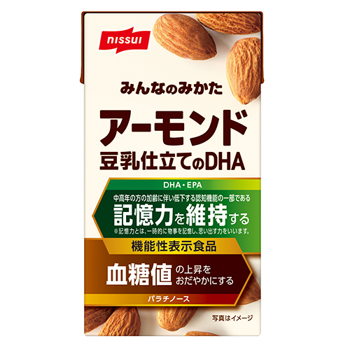 アーモンド豆乳仕立てのＤＨＡ　１２５ｍｌ（定期）毎月30本