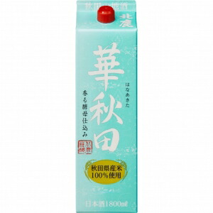 北鹿　華秋田パック　1.8L 6本入り【5,000円以上送料無料】 【ケース品】