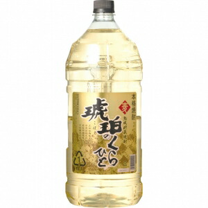 若松 琥珀のくらひと 25度 4000ml 4本入り【5,000円以上送料無料】【ケース品】|酒のやまや 店