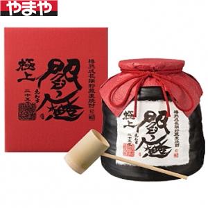【送料無料】 老松酒造 麦焼酎極上閻魔 甕 25度 1800ml【カタログ掲載品】 【他商品同時購入不可】