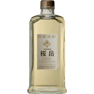 本坊酒造 貯蔵焼酎 桜岳 25度 720ml 6本入り【5,000円以上送料無料】 【ケース品】