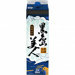 長島研醸 黒島美人 25度 1800ml 6本入り