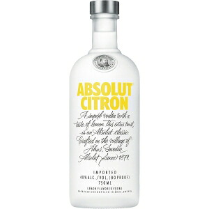 アブソルート シトロン 40度 750ml 12本入り【5,000円以上送料無料】【ケース品】｜酒のやまや　店