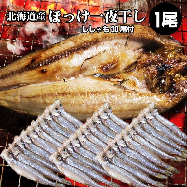 ほっけ 干物 1枚 一夜干し ししゃも 30尾 北海道 ししゃもにオススメ ホッケ 海鮮ギフト|北海道マルシェ 海と大地の旬撰便