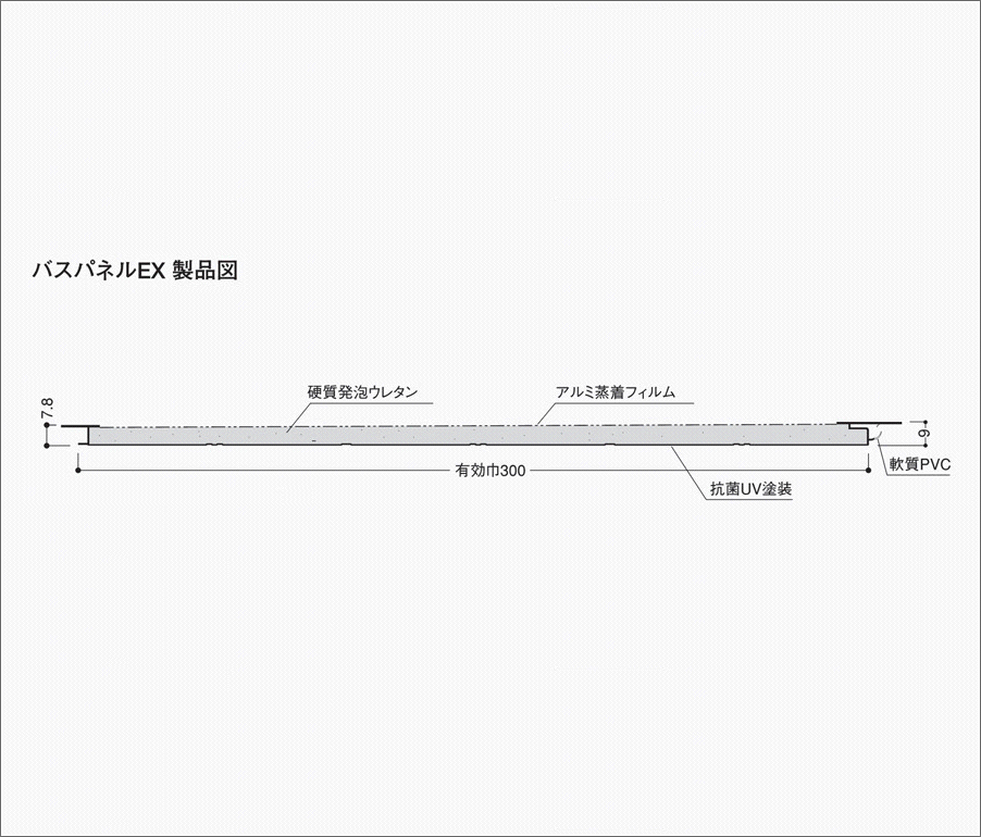 樹脂系バスパネル部材 カウンター見切用入隅 ペイルピンク 1箱5個価格