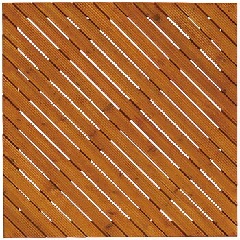 マラソン+4倍日 タカショー　デッキパネル　「デザインデッキアロー 90&times;90cm」　≪4枚セット≫　ウッドデッキ・ウッドパネル｜くらしのもり