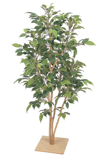 マラソン開催中 タカショーの人工植物グリーンデコ グリーンデコ 板付「グリーンデコベンジャミン板付 ナターシャ」1.3m 屋内用グリーンデコ|くらしのもり