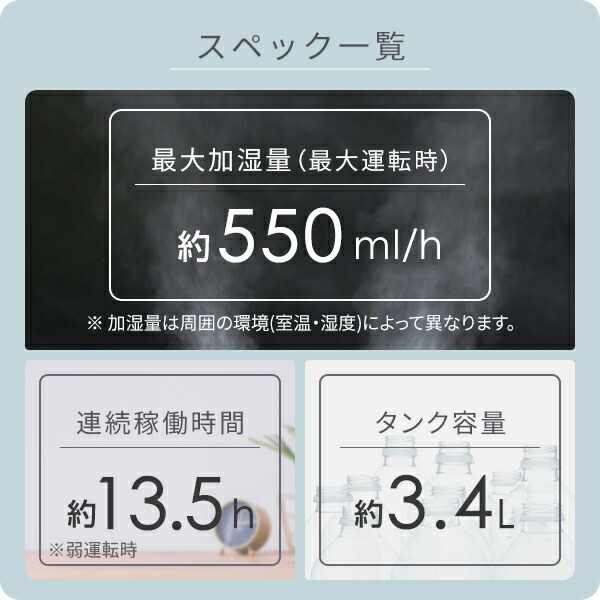 加湿器 スチーム式 キューブ型スチーム式加湿器 3.4L 上部給水 木造約9畳 プレハブ約15畳 湯こぼれ防止 BEAR-S34(W)/(B) スチーム加湿器 加湿機 大容量 切タイマー ランプ お手入れ簡単 卓上 リビング 寝室 保湿 おしゃれ 山善 YAMAZEN 【送料無料】