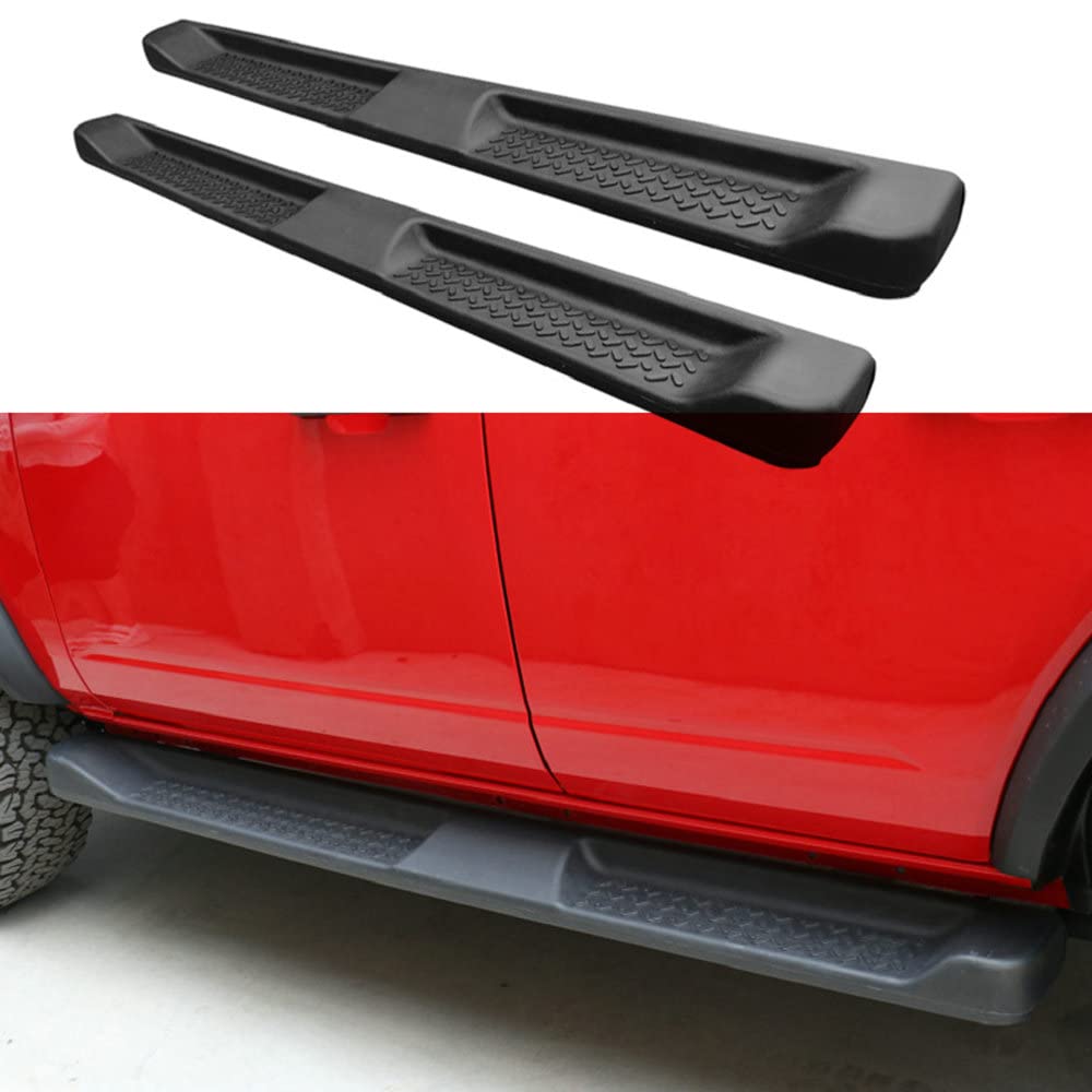 Ford Bronco フォード 4ドア 2021-2023 ABS Plasitc 用 サイドステップ ランニングボード ナーフバー 2個