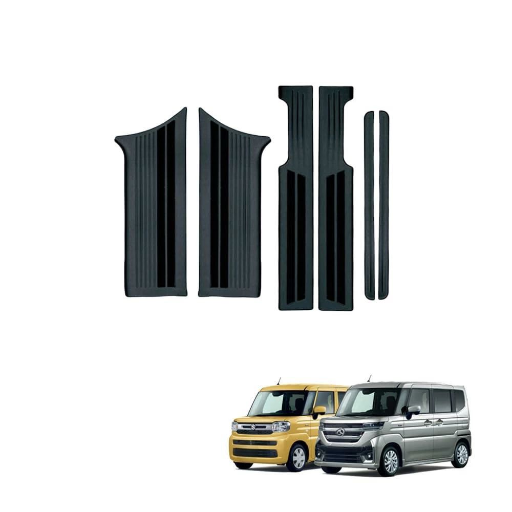 スペーシア MK54S アクセサリー スペーシア カスタム MK54S MK94S アクセサリー スカッフプレート サイドステップガード キックングプレート サイドスカッフプレート エアロパーツ