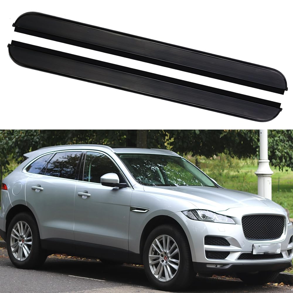 サイドステップ ランニングボード ナーフバー サイドペダルプロテクター 2個 ジャガー F-Pace 2016-2024用
