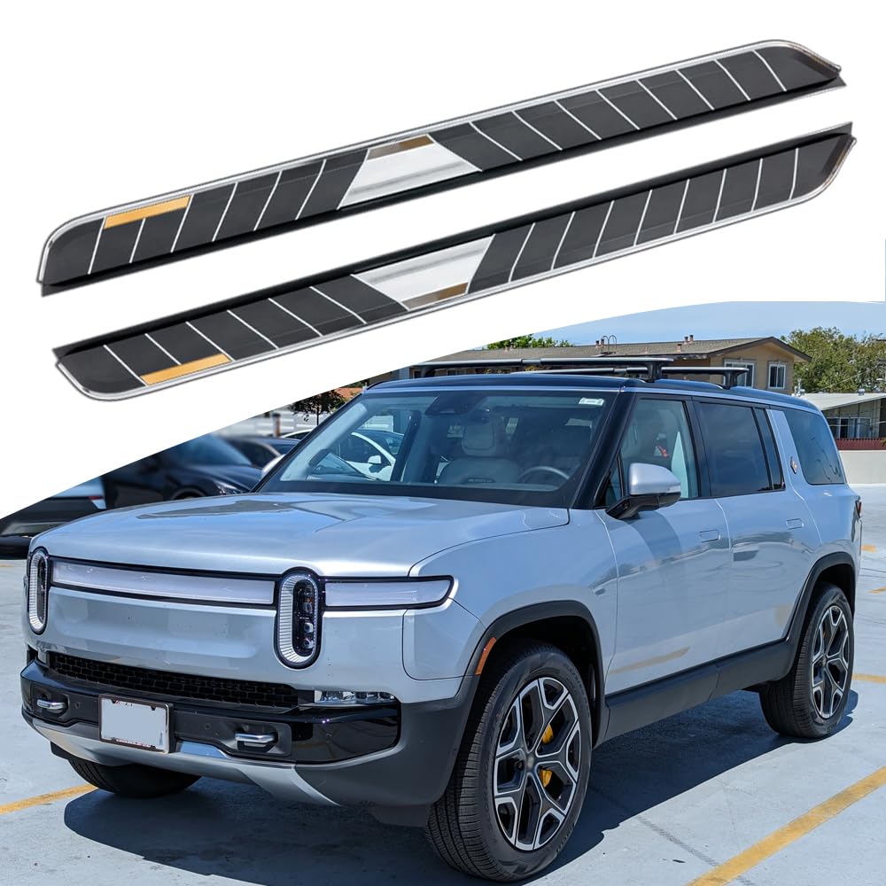 サイドステップ ランニングボード ナーフバー サイドペダルプロテクター Rivian R1S 2022 2023 (RS)用